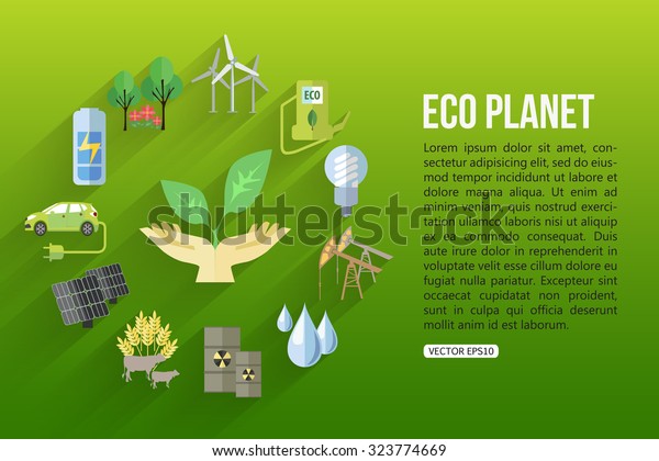 Eco planet design\
concept.