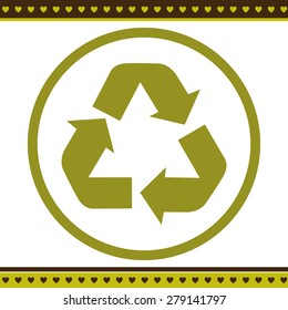 Eco Planet design over white background, vector illustration