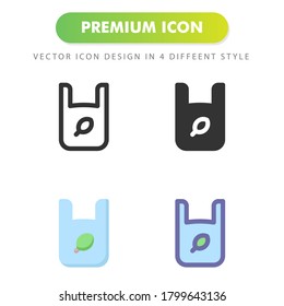 eco plastic icon isolated on white background. for your web site design, logo, app, UI. Vector graphics illustration and editable stroke. EPS 10.