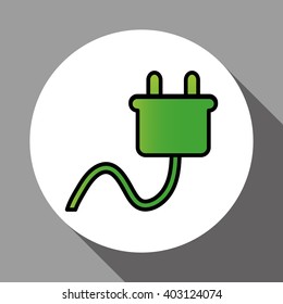 eco plug design , vector illustration