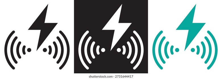 Icono de energía renovable de Botón de energía ecológica. Icono de Botón de energía ecológica mínimo que simboliza la energía renovable, la sostenibilidad y la tecnología verde para los conceptos de diseño eléctrico y ambiental. EPS10AI.

