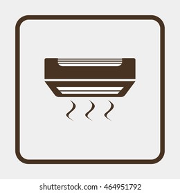 Eco power icon.