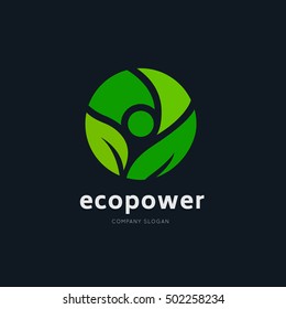 Eco power logo