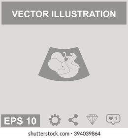 Eco pregnancy icon. 