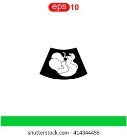Eco pregnancy icon.
