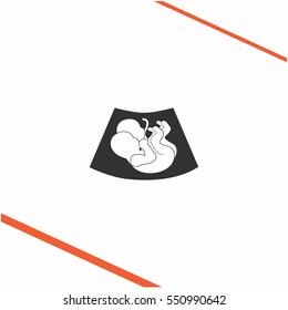 Eco pregnancy vector grey icon on white background. Eco pregnancy symbol stock   illustration. Business picture.