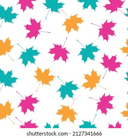 Eco print from autumn leaves. Beautiful texture for textile or paper print. Nature simple background for fabric, cloth design, covers, manufacturing, wallpapers, print, gift wrap and scrapbooking.