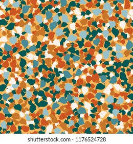 Eco print from autumn leaves. Seamless floral pattern in leaves of ash, birch. Nature simple background for fabric, cloth design, covers, manufacturing, wallpapers, print, gift wrap and scrapbooking.