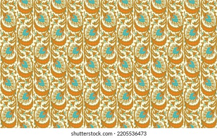 Eco print from autumn leaves. Seamless floral pattern in leaves of ash, and birch. illustration. Cute colorful background.
