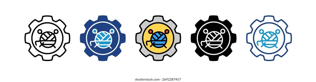 Icono de Productos ecológicos Ilustración vectorial múltiple