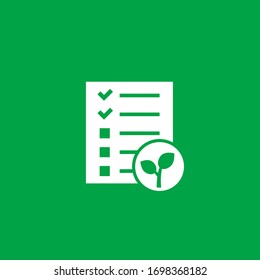 Icono de proyecto ecológico para web