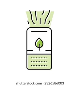 eco puriify color icon vector. eco puriify sign. isolated symbol illustration