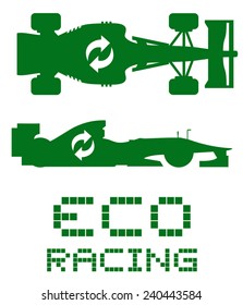 Eco racing symbol