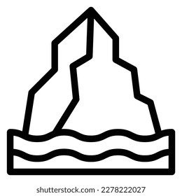 eco rain ice berg icon for download