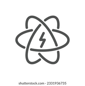 Eco related icon outline and linear vector.