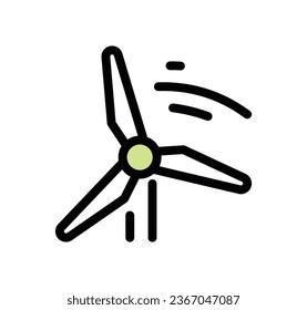 Eco related icon outline and linear vector.