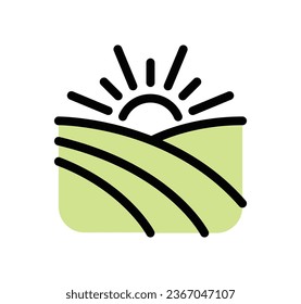 Eco related icon outline and linear vector.