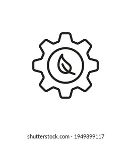 Eco Service Symbol in Vektorgrafik. Logotyp