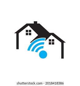Eco Smart Home Technology Vektorgrafik-Illustration