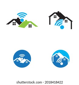 Ilustración de vectores de tecnología Eco Smart Home