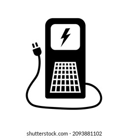 Eco solar charging. Alternative renewable natural resource of infinite capacity. Safe generators not polluting vector planet