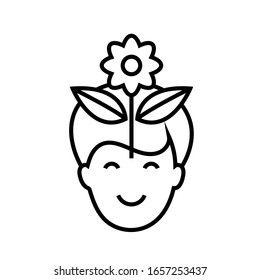 Eco solutions line icon, concept sign, outline vector illustration, linear symbol.