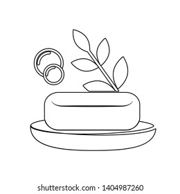 Eco spa soap icon. Element of Spa for mobile concept and web apps icon. Outline, thin line icon for website design and development, app development