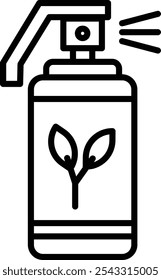 Icono detallado de la Ilustración vectorial del espray de Eco