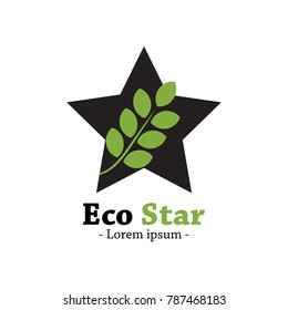 eco star logo design
