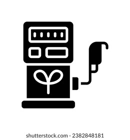 icono de glifo de eco station. icono vector para tu sitio web, móvil, presentación y diseño de logotipo.