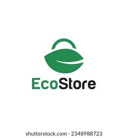 Eco store logo design natural vintages