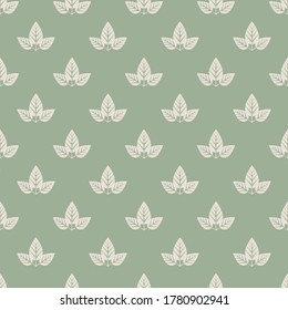 Eco style seamless pattern illustration