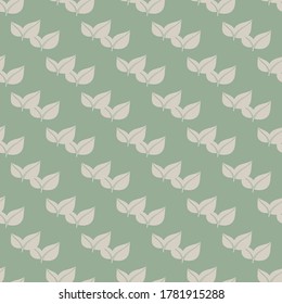 Eco style seamless pattern illustration