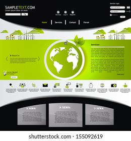 Eco Style Website Template 