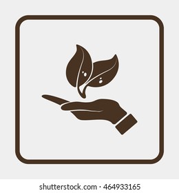 Eco symbol.