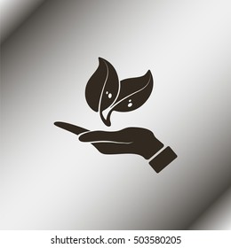 Eco symbol.