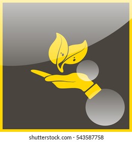 Eco symbol.