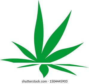 Eco symbol of green grass. Vector illustration