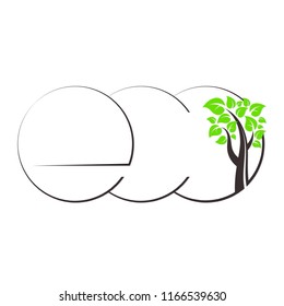 Eco symbol and tree