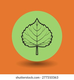 Eco symbol, vector illustration