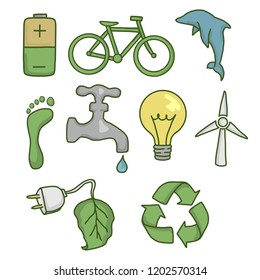 Eco Symbols Vector Set