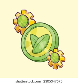 Ilustración de vectores de concepto de sistema ecológico