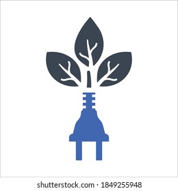 Eco system Icon, vector grahics