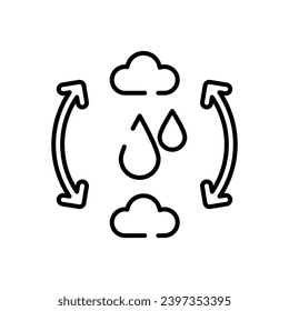 ECO System Symbol in Vektorgrafik. Illustration