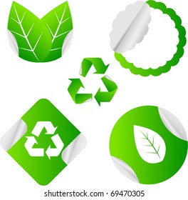 eco tags stickers and badges