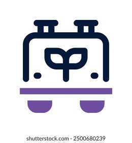 eco tank icon. vector dual tone icon for your website, mobile, presentation, and logo design.