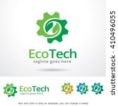 Eco Tech Logo Template Design Vector