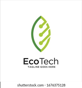 Vector de diseño de plantillas de logotipos ecológicos, Emblem, Concepto de diseño, símbolo creativo, icono