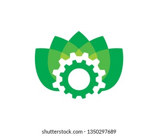 Eco Tech Logo Template, Icon, Symbol - Vector