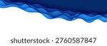 Eco texture surface wallpaper seaweed environment and cartoon bottom creative deep. Background paper diagonal river and papercut topographic blue white. Template curve save the ocean day layer water.